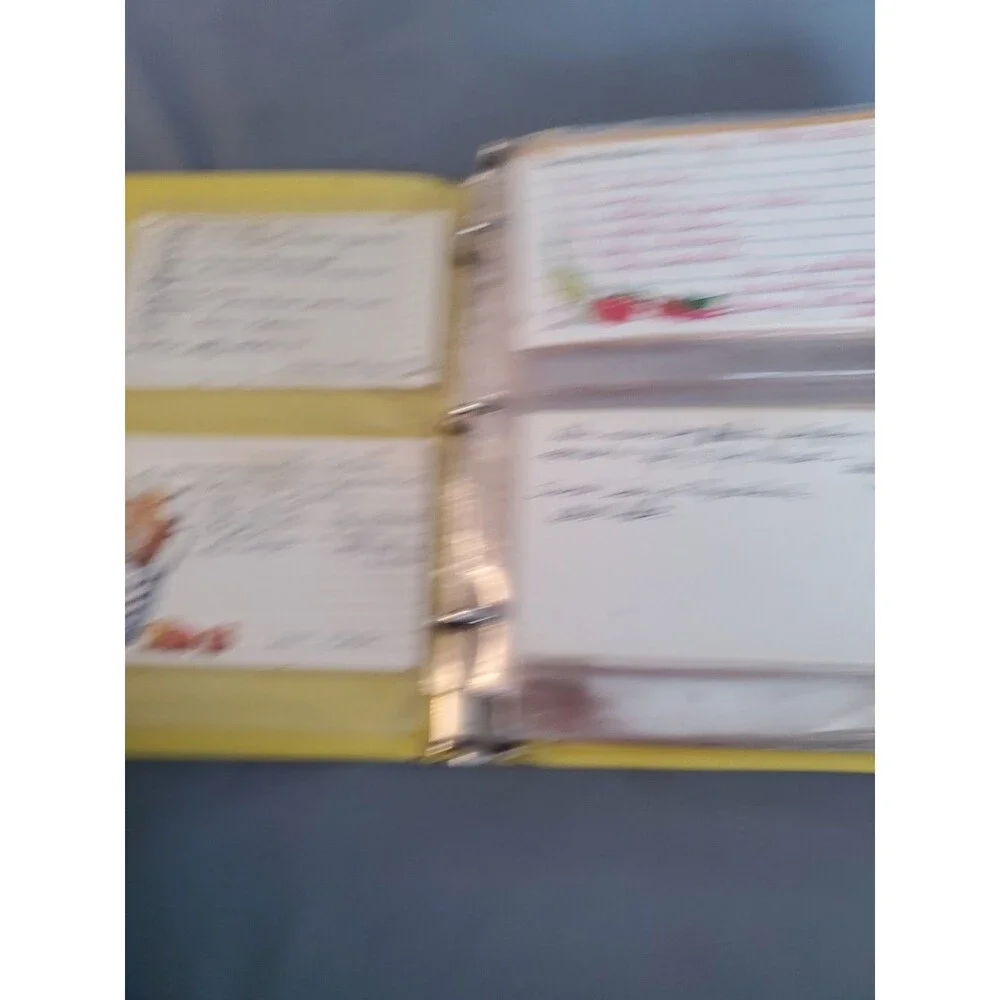 Vtg Deluxe Recipe Binders W/ Inserts The Recipe Collector Books Over 150 Recipe
